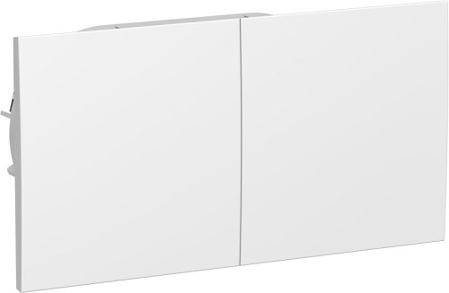 Розетка с заземлением Systeme Electric AtlasDesign 1-м. 2 мод. сдвижная крышка белый картинка